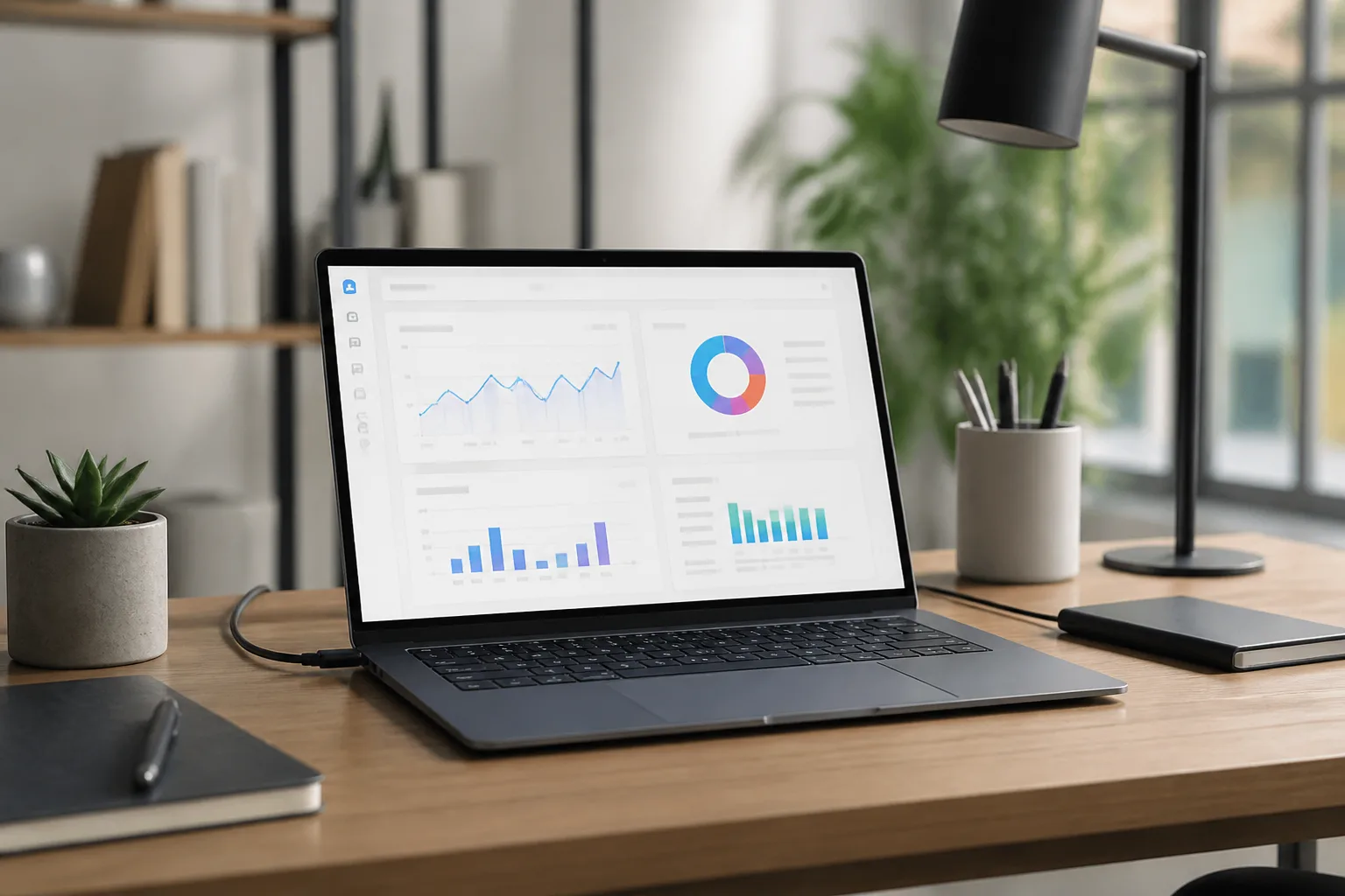 Organised digital workspace representing one connected property marketing platform instead of scattered app subscriptions